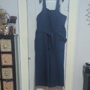 Stylish Blue Denim Wide Legged Jumper